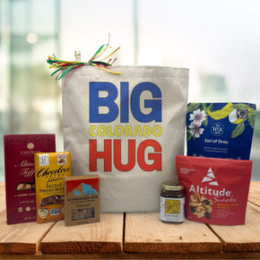 Big Colorado Hug: Flag Colors Edition Gift Basket