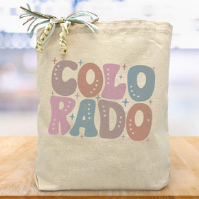 Create Your Own Colorado Pastel Colors Gift Tote