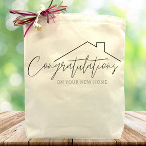 Create Your Own Congratulations on Your New Home Gift Tote
