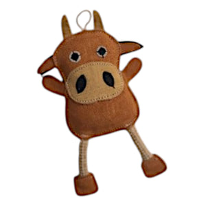 "Bow Wow Cow" All-Natural Dog Toy
