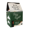 Cozy Night dark green calming chamomile herbal decaf tea