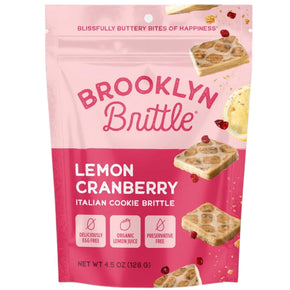 Brooklyn Brittle Lemon Cranberry Italian Cookie Brittle