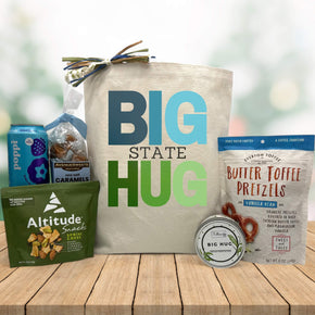 Custom Big State Hug Gift Basket