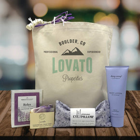 Custom Company Logo (Spa Edition) Gift Basket