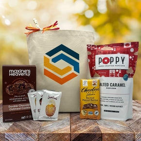 Custom Company Logo (Sweet Edition) Gift Basket