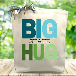Create Your Own Custom Big State Hug Gift Tote