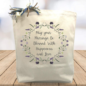 Create Your Own May your Marriage be Blessed Gift Tote