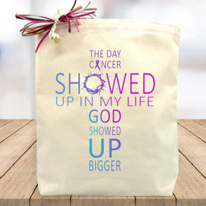 Create Your Own God Showed Up Bigger Gift Tote