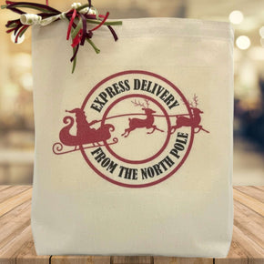 Create Your Own Express Delivery From The North Pole Gift Tote