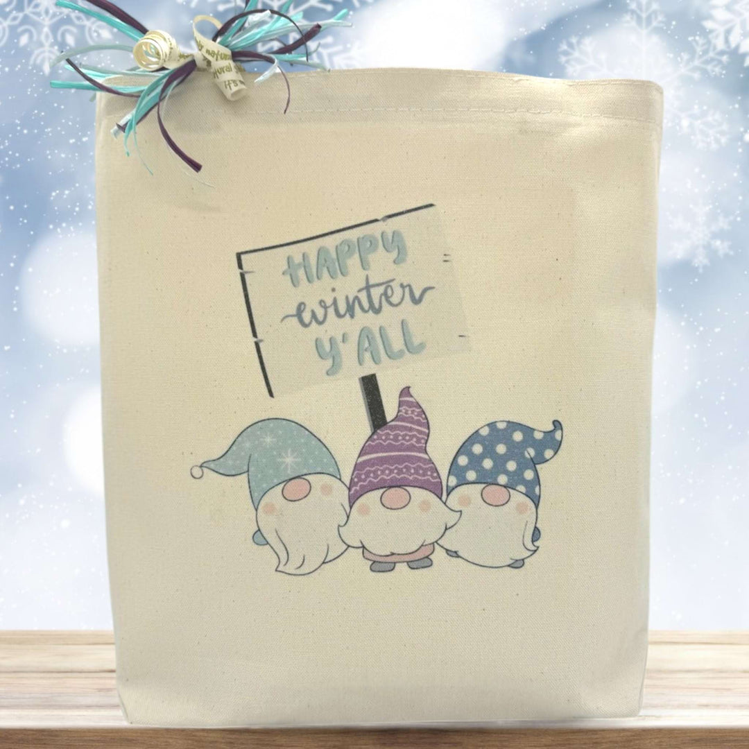 Happy Winter Y'all Gift Tote