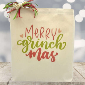 Create Your Own Merry Grinchmas Holiday Gift Tote