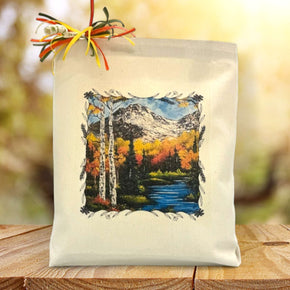 Create Your Own Autumn Peaks Gift Tote