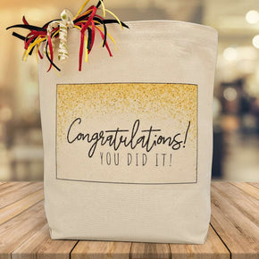 Congratulations You Did It Gift Tote