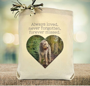 Create Your Own Always Loved Custom Pet Sympathy Gift Tote (You Upload a Picture)