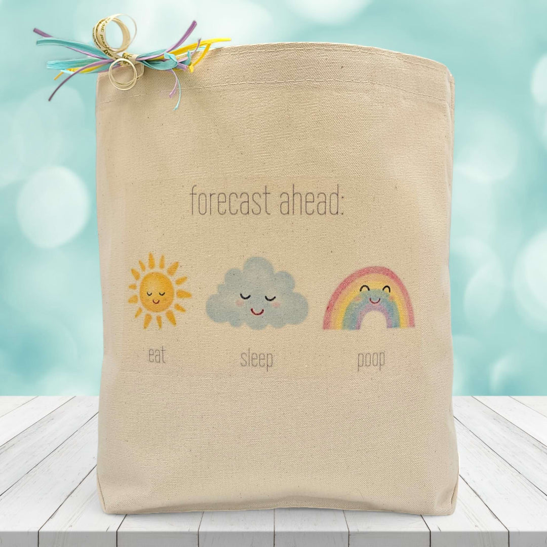 Forecast Ahead New Baby Gift Tote