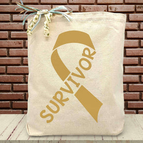 Create Your Own Golden Cancer Survivor Gift Tote