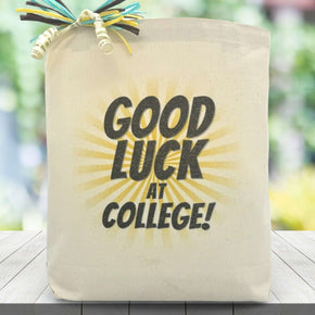 Create Your Own Good Luck At College Gift Tote