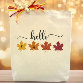 Create Your Own Hello Fall Gift  Tote