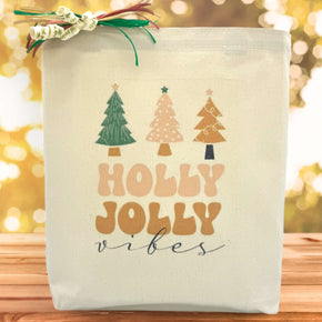 Create Your Own Holly Jolly Vibes Gift Tote