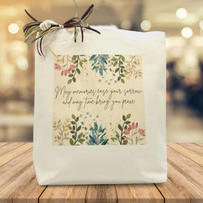 Create Your Own May Memories Ease Your Sorrow and May Time Bring You Peace Gift Tote