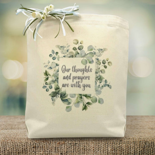 Create Your Own Our Thoughts and Prayers Are With You Gift Tote | It's ...