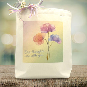 Create Your Own Our Thoughts are With You Gift Tote