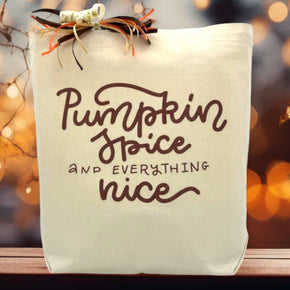 Create Your Own Pumpkin Spice and Everything Nice Gift Tote