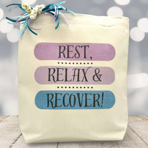 Rest, Relax, and Recover Gift Tote