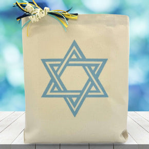Star Of David Hannukah Gift Tote