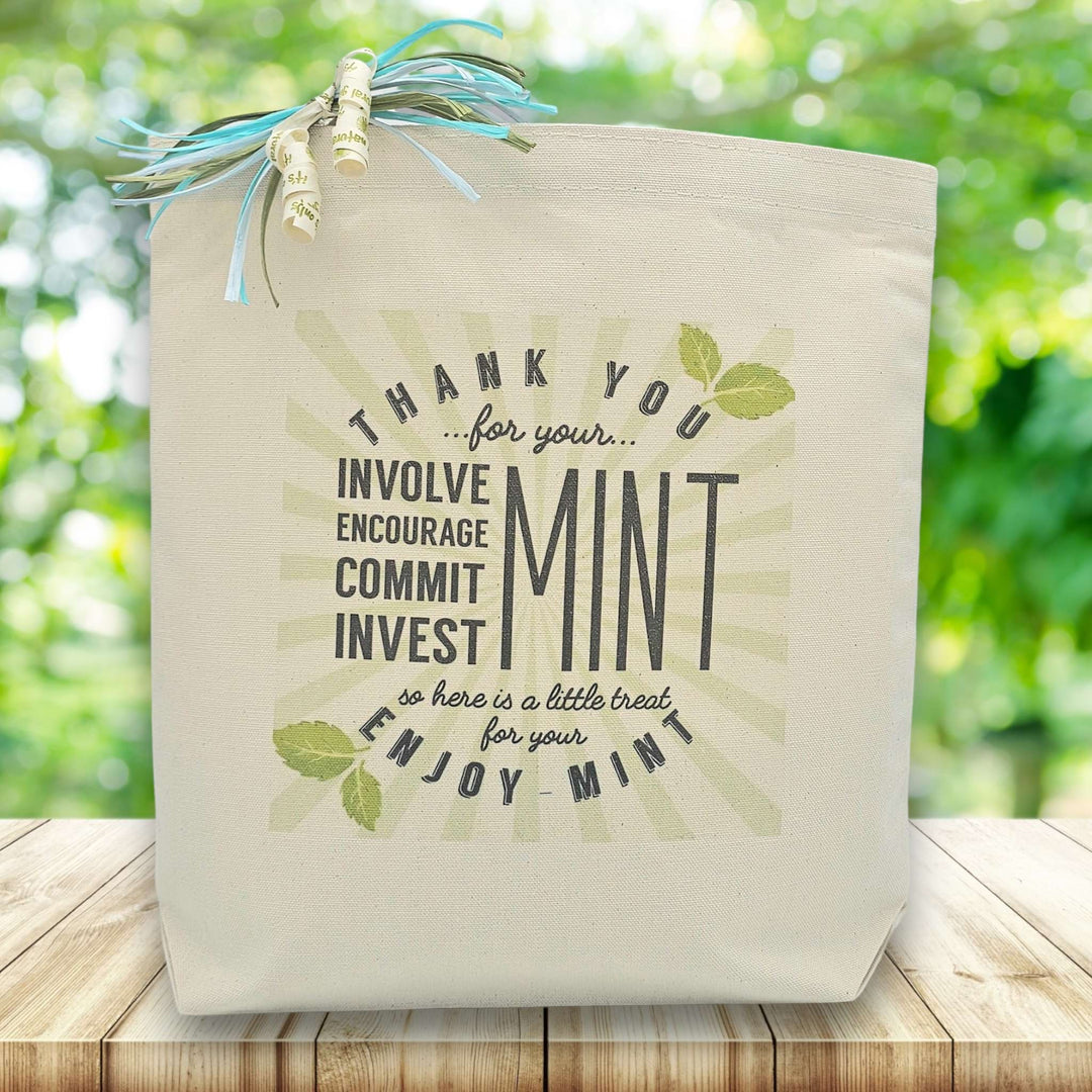 "Thank You For Your Commit'MINT'" Gift Tote