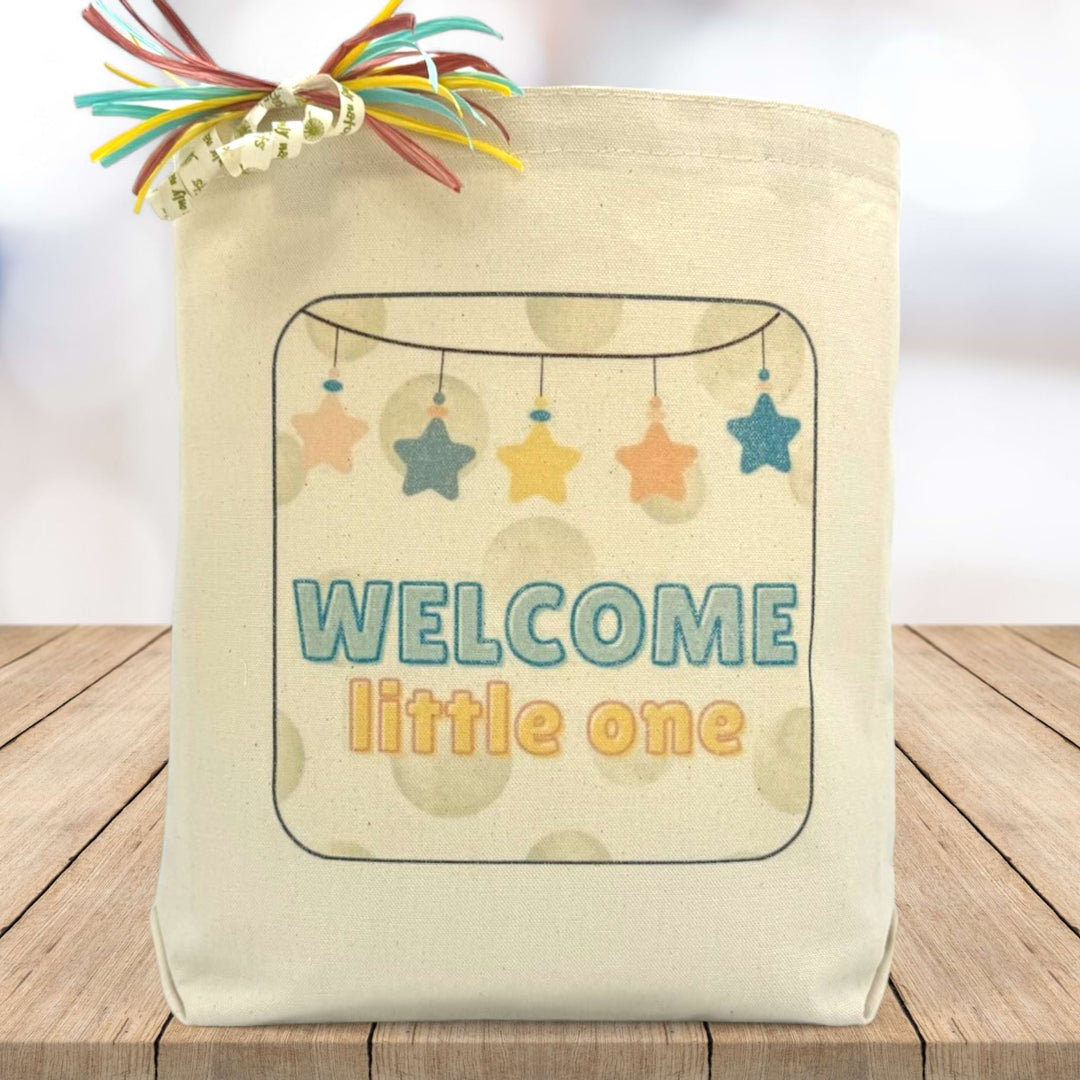 Welcome Little One New Baby Gift Tote