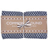 Common Ground Navy Blue Checkered Cotton Throw