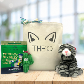 Ears Up, Treats Out Cat Gift Basket