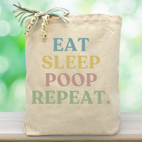 Create Your Own Eat Sleep Poop Repeat Gift Tote