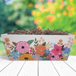 Create Your Own Floral Market Tray Gift Basket