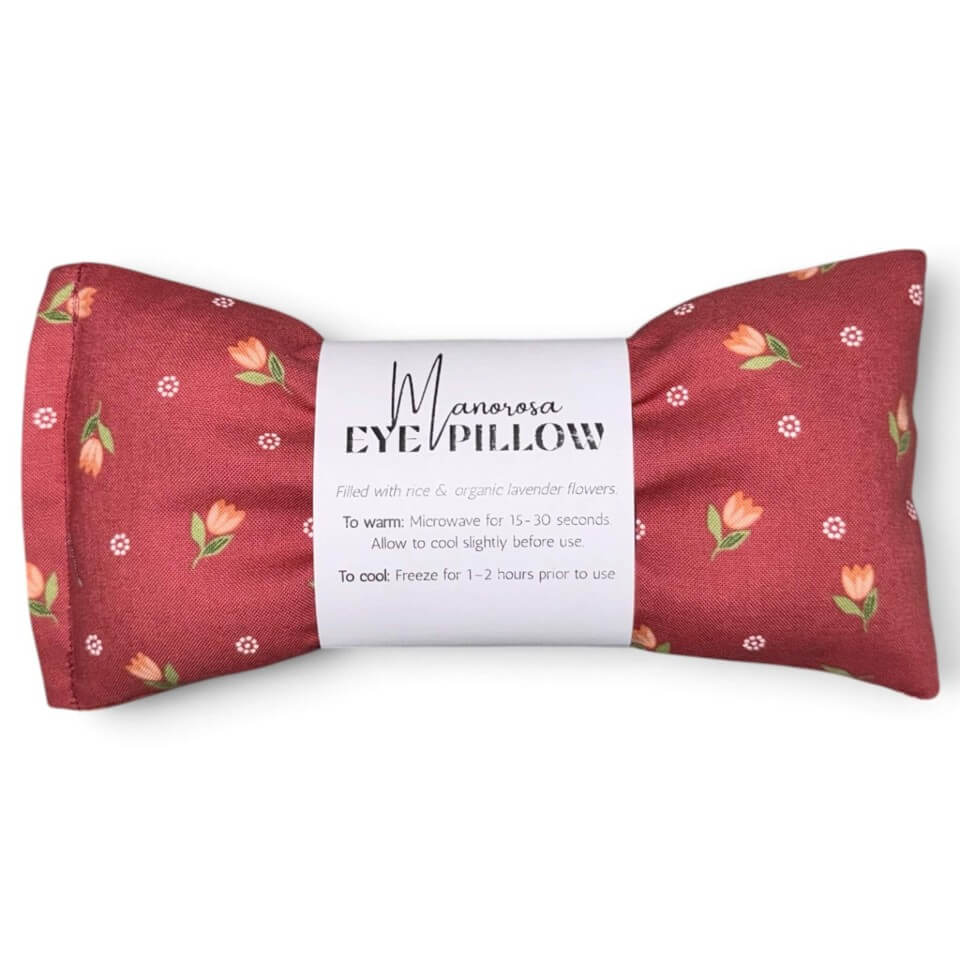 floral lavender eye pillow