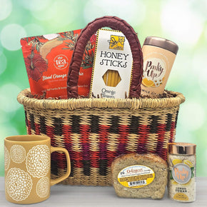 Fresh & Fruity Teatime African Market Gift Basket