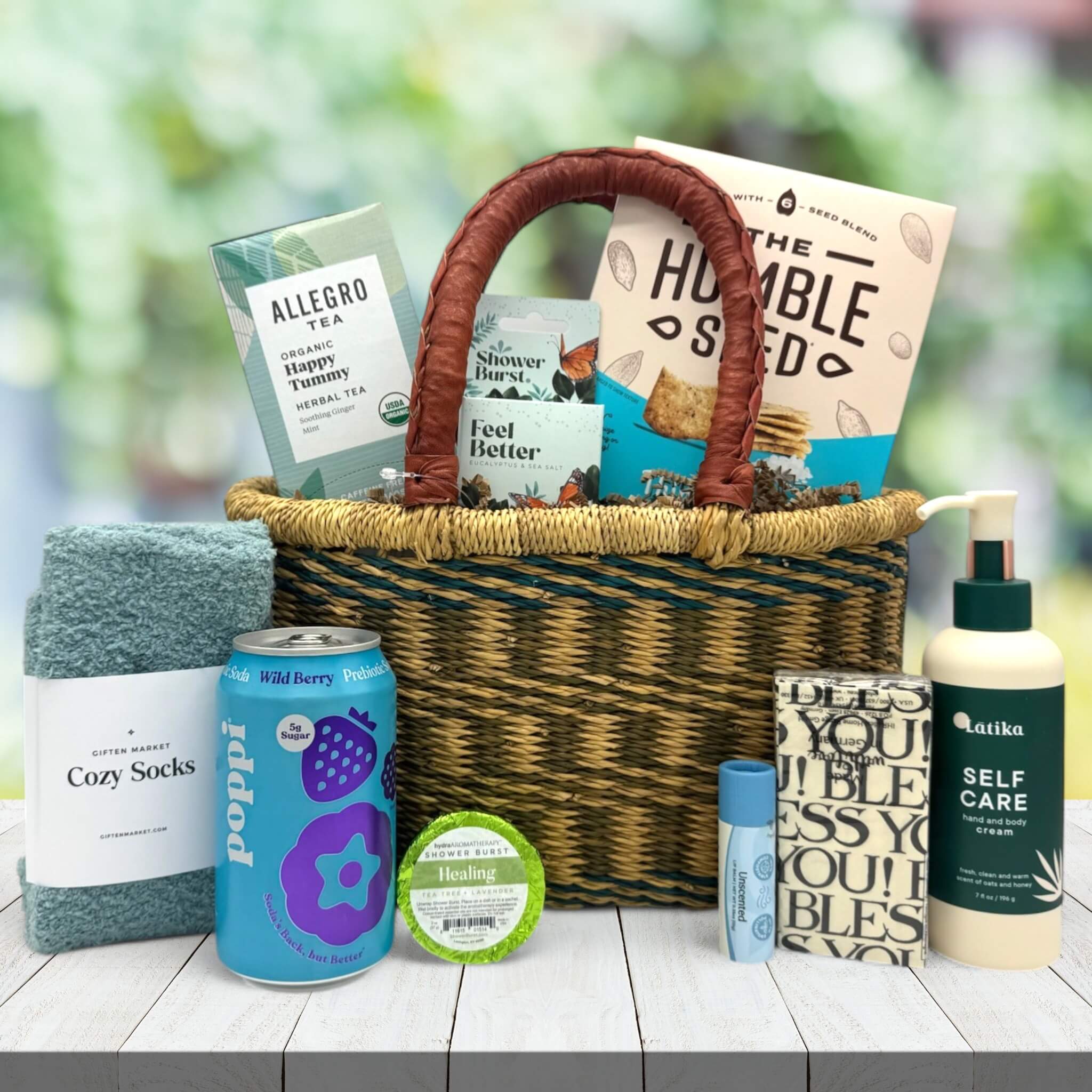 Ultimate Get Well African Market Gift Basket | It's Only Natural Gifts
