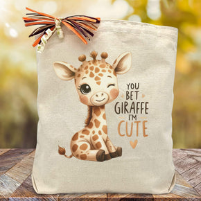Create Your Own You Bet Giraffe I'm Cute GIft Tote