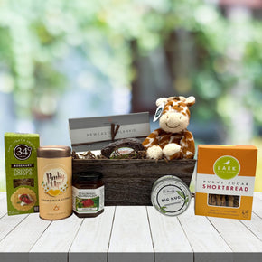 Giraffe Kisses Gift Basket