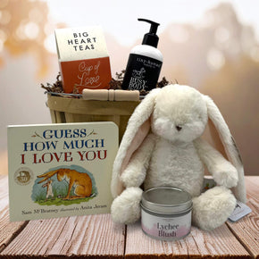 Guess How Much I Love You New Baby Gift Basket