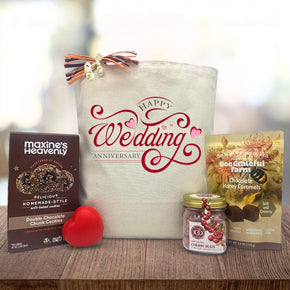 Happy Wedding Anniversary Gift Basket