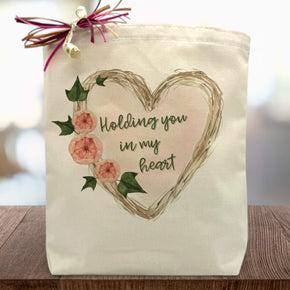 Create Your Own Holding You In My Heart Gift Tote