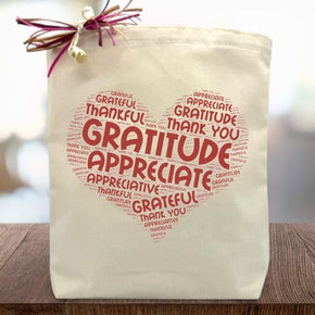 Create Your Own Heartfelt Gratitude Appreciation Gift Tote