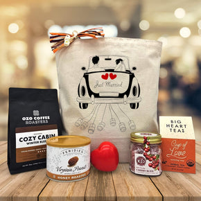 Just Married Gift Basket