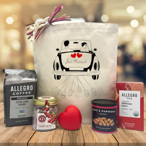 Just Married Gift Basket