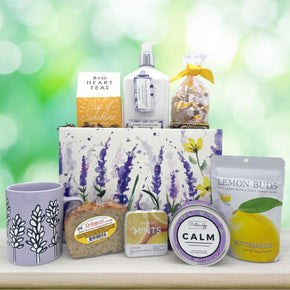 Lemon Lavender Luxe Spring Gift Basket