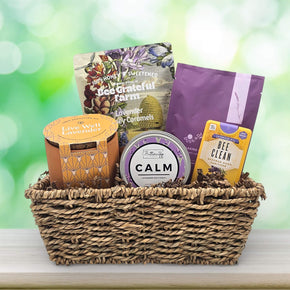 Live Well Lavender Gift Basket