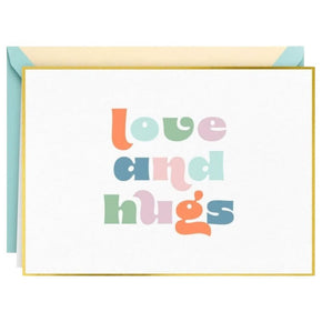 Hallmark Love & Hugs With Gold Foil Card
