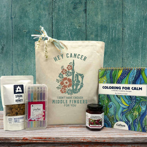 Middle Fingers to Cancer Gift Basket